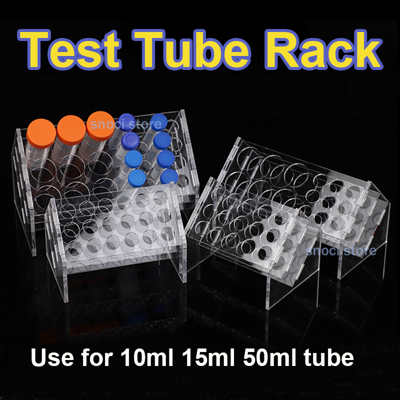 Centrifuge Tube Rack - Schrägständer aus Acryl für Reagenzgläser, 6,