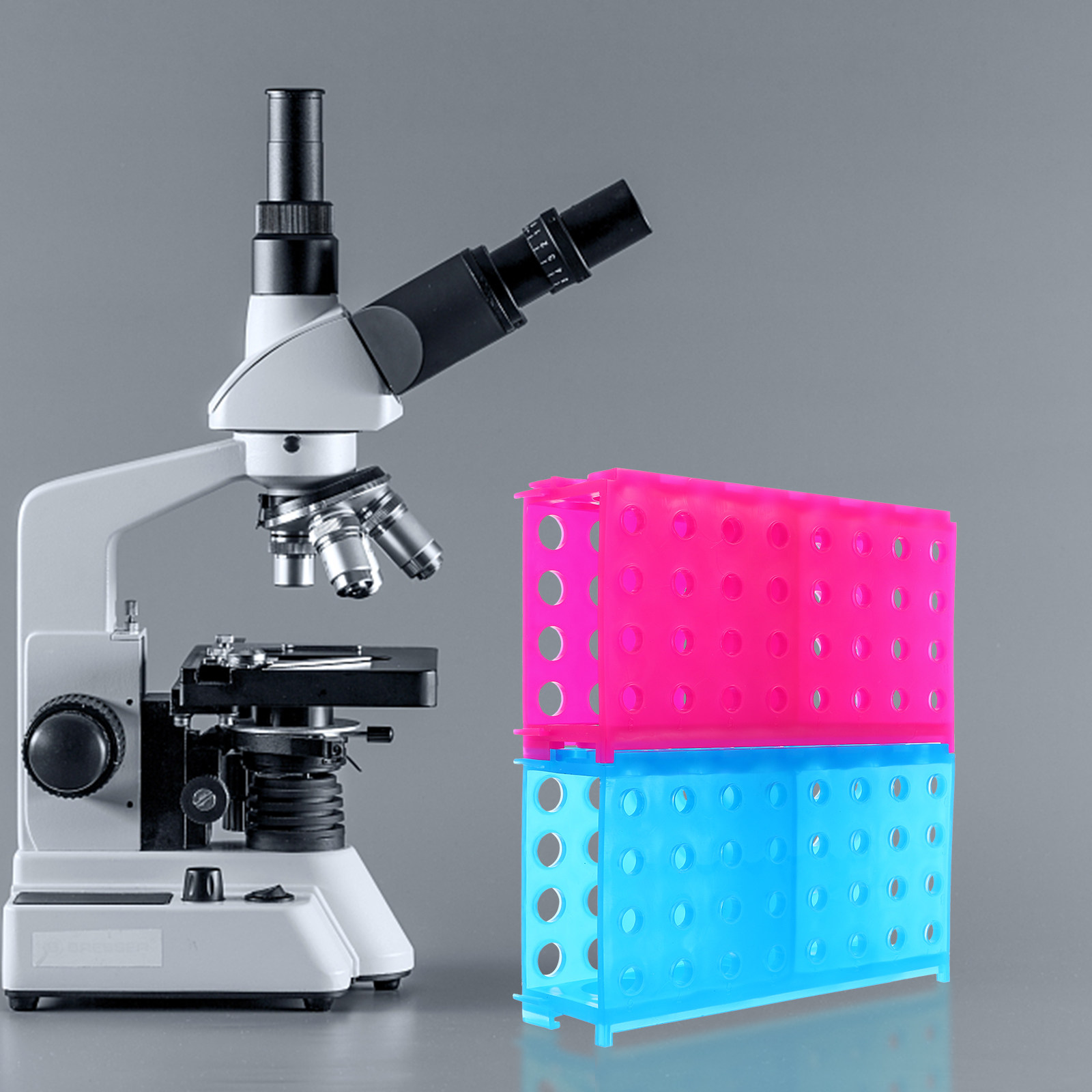 Centrifuge Tube Rack - 2 Stück Premium-Zentrifugenröhrchenhalter aus verdicktem Kunststoff