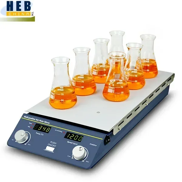 Magnetic Stirrer Hotplate - Neuer SP200-2T Mehrfach-Heizplatten-Magnetrührer