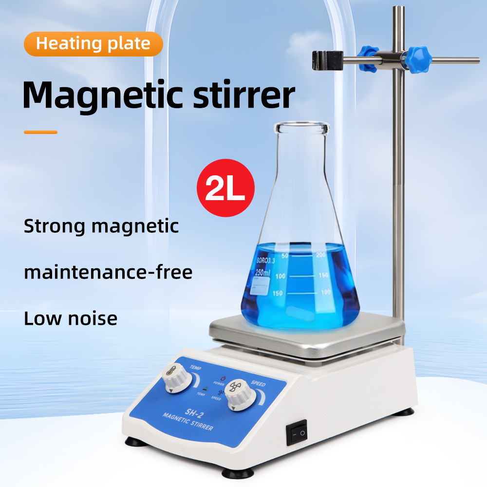 Magnetic Stirrer Hotplate - Heizung Magnetrührer Digitalanzeige Thermostatrührer Labor Heizplatte