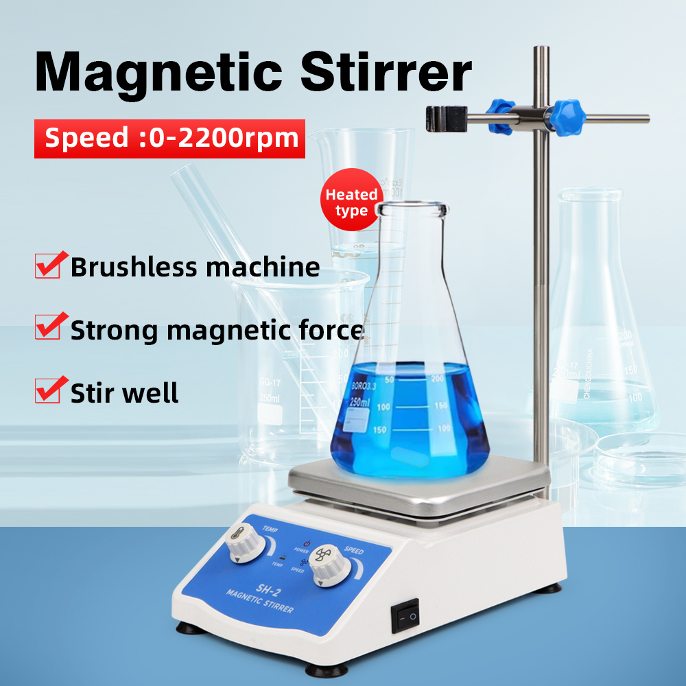 Magnetic Stirrer Hotplate - SH-2 Heizung Magnetrührer 2000 ml Mischmaschine