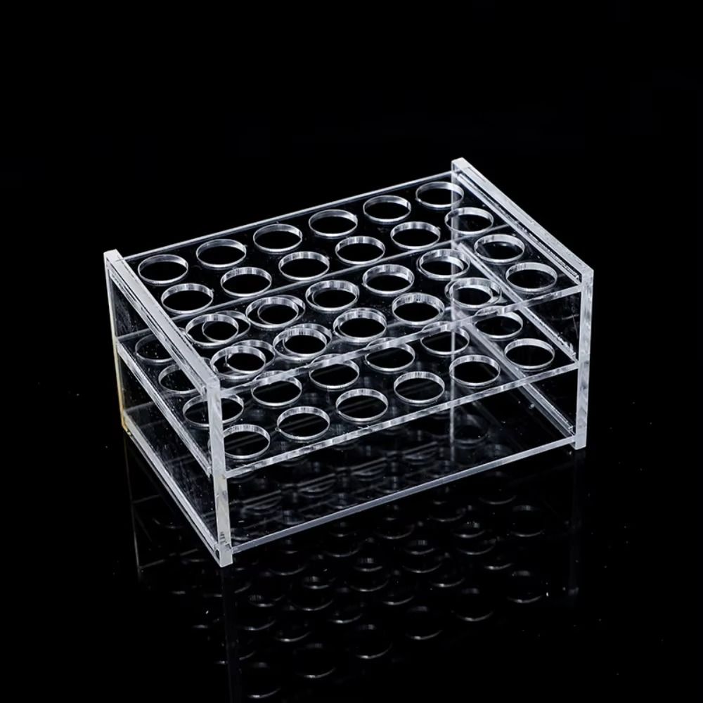 Centrifuge Tube Rack - Neuer Acryl-Reagenzglashalter Transparent 24/40 Löcher Komposit-Applikator-Spender
