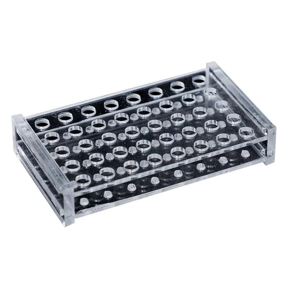 Centrifuge Tube Rack - Langlebiger Acryl-Reagenzglasständer Transparent 24/40-Loch Zentrifugenröhrchen-Organizer Halter