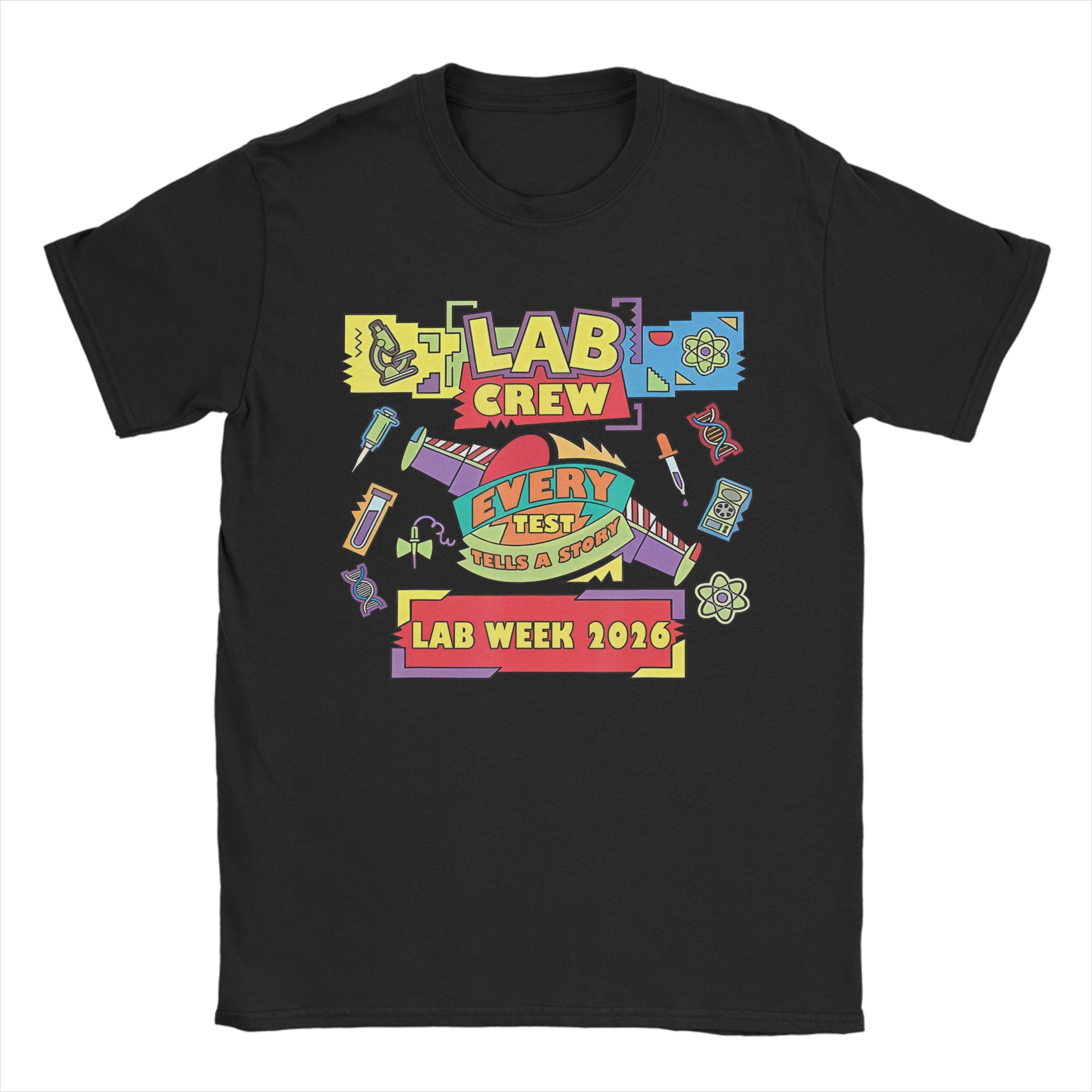 Medical Lab Week 2026 - Übergroßes T-Shirt Lab Crew Lab Week