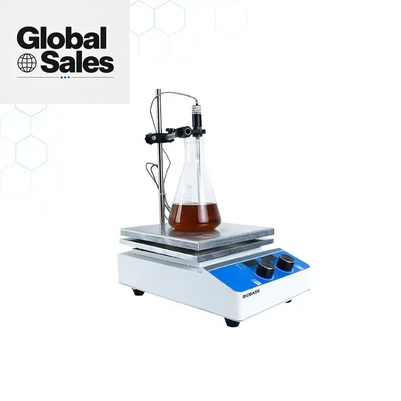 Magnetic Stirrer Hotplate - Heizplatte Labor Chemie LED Digital Magnetischer
