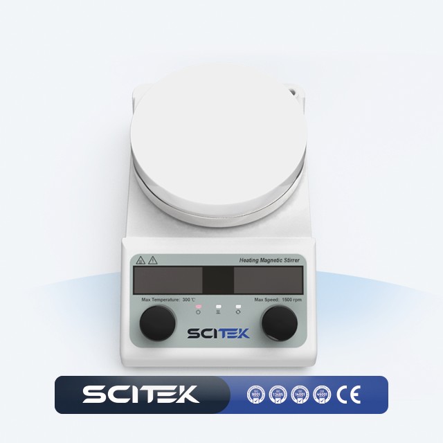 Magnetic Stirrer Hotplate - Heizplatte mit Magnetrührer, 138x138 mm Arbeitsfläche,
