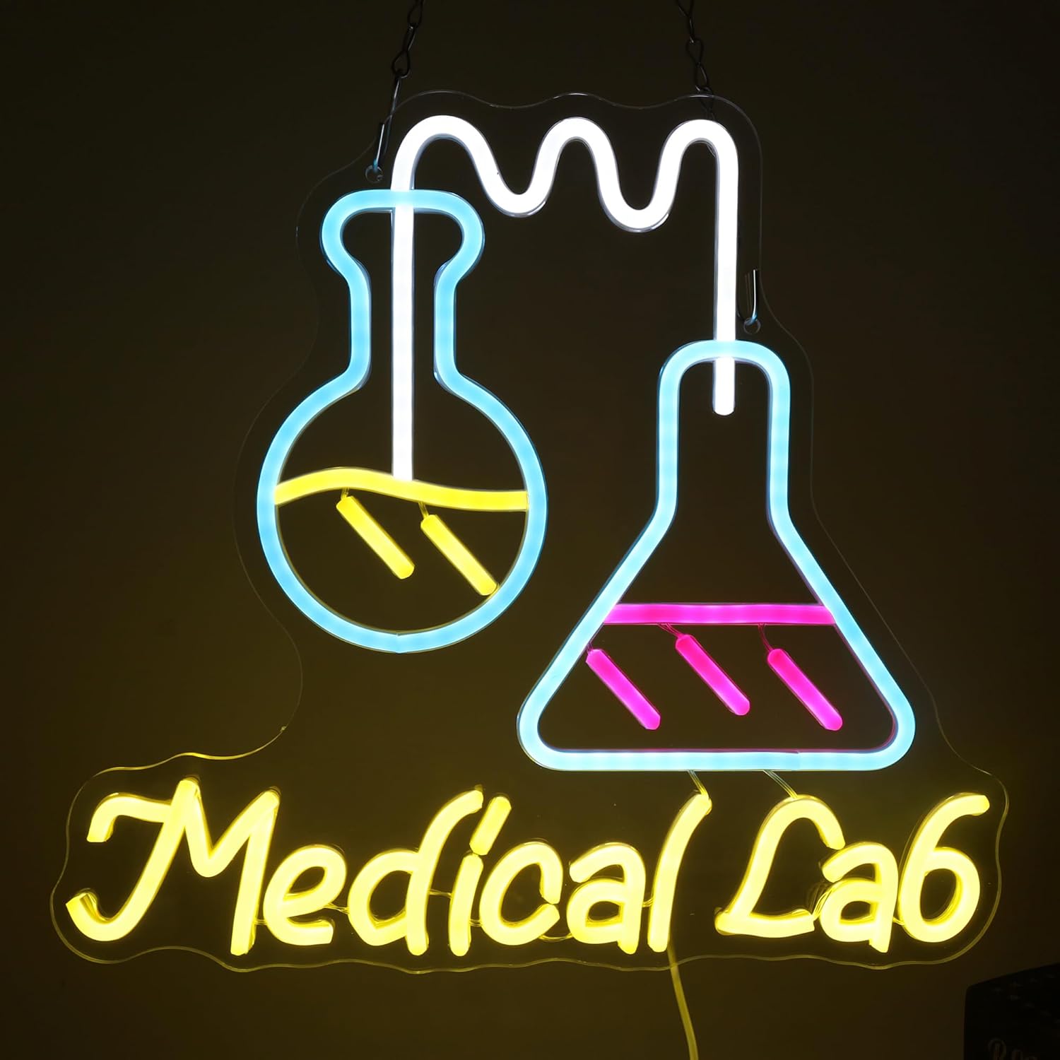 Wissenschaftslabor Neonschild  – Medical Lab And Science Bewertung und Preis
