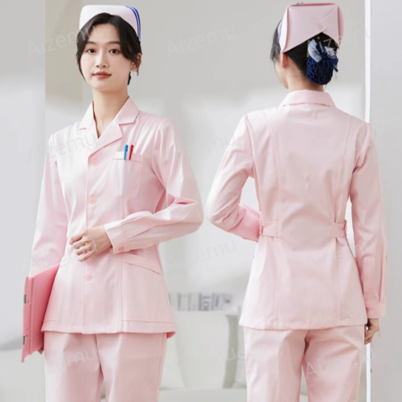Neue weiße langärmlige Kranken – Lab Coat Medical Bewertung und Preis