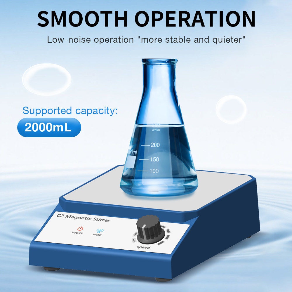 2025 Neuer C2 2L Magnetrührer  – Magnetic Stirrer Hotplate Bewertung und Preis