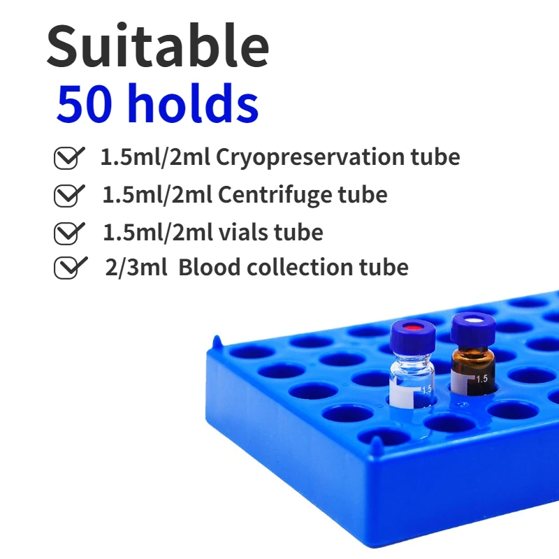 Kunststoff-Fläschchenregal, 50 – Centrifuge Tube Rack Bewertung und Preis