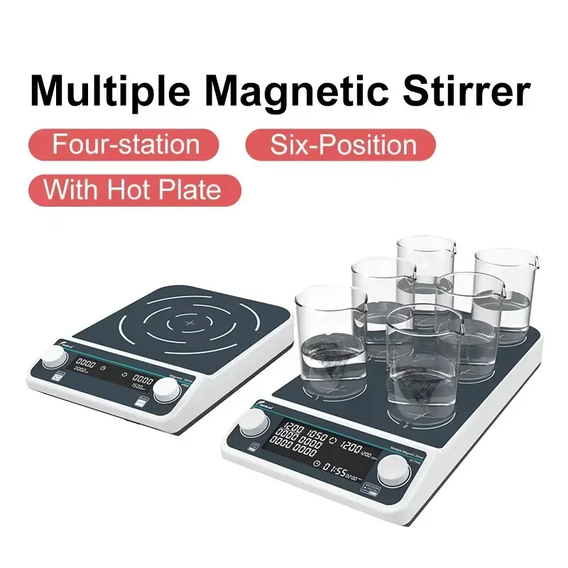 Vierstationen, sechs Positione – Magnetic Stirrer Hotplate Bewertung und Preis