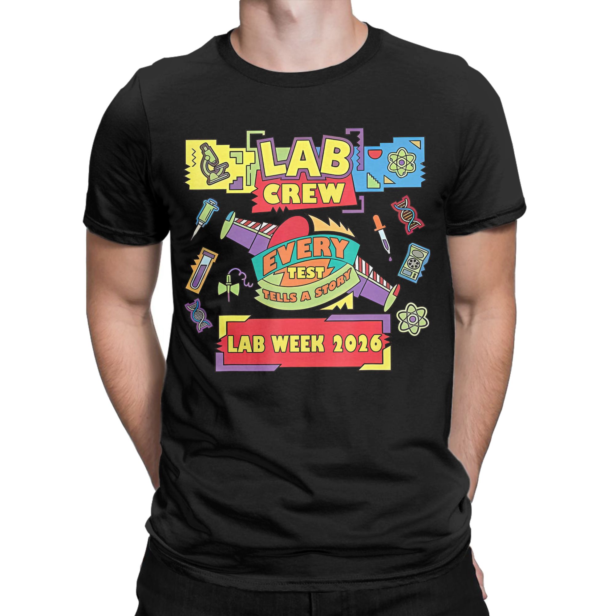 Übergroßes T-Shirt Lab Crew La – Medical Lab Week 2026 Bewertung und Preis